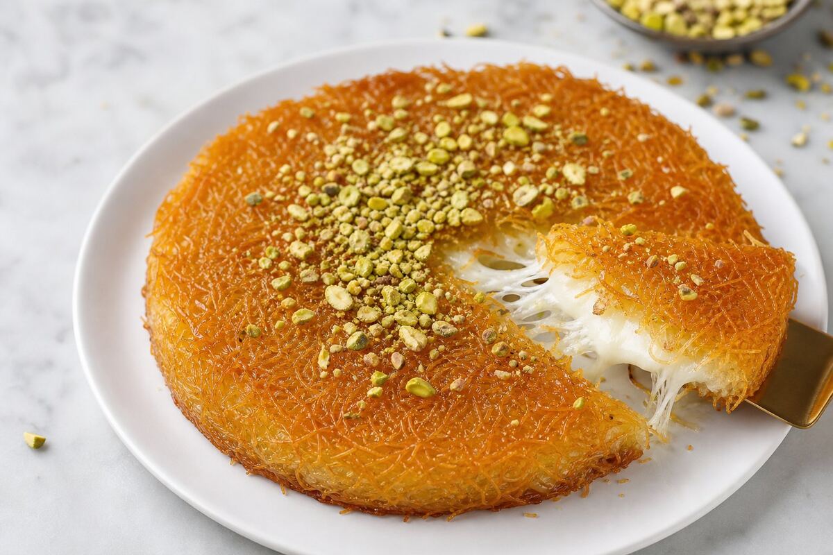 كنافة نابلسية بالجبن
