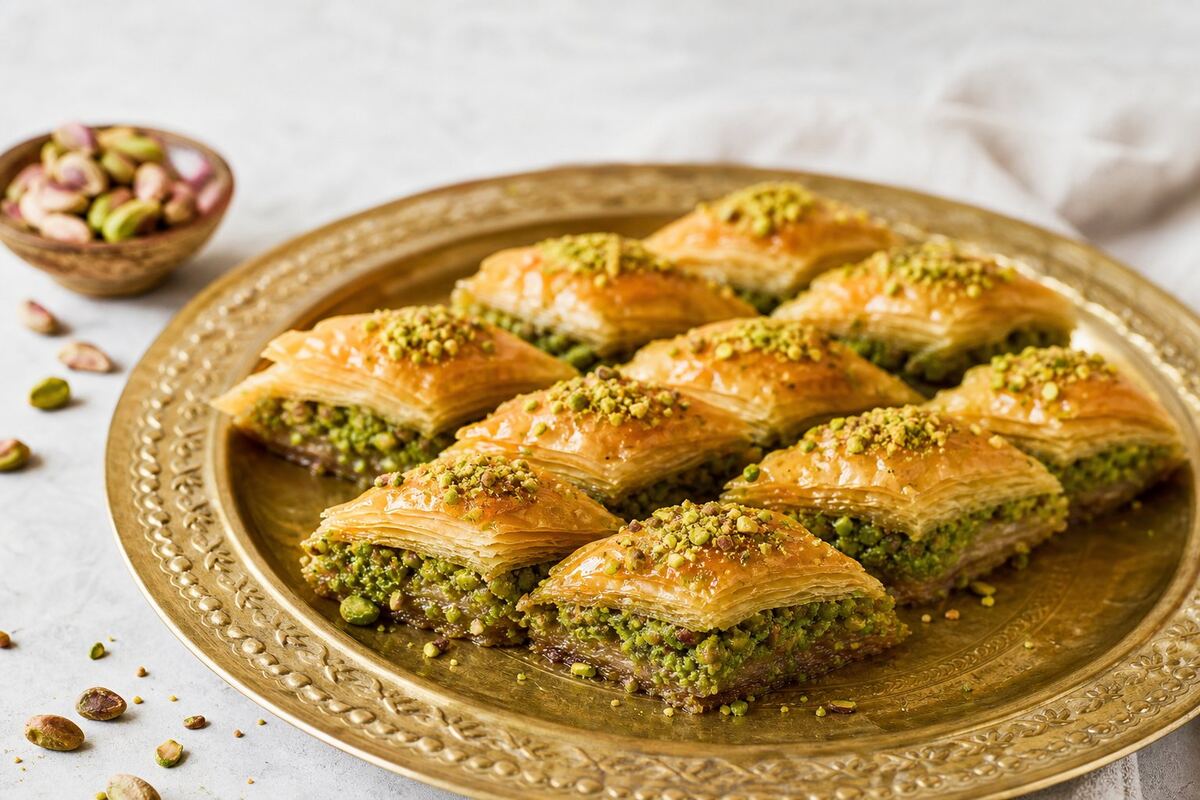 بقلاوة بالفستق الحلبي